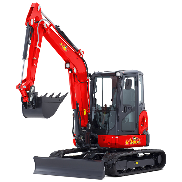 Mini-pelle 1 tonne moteur Koop 7 kW 1 cylindre MW Tools