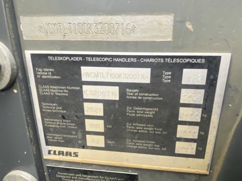 CLAAS RECOLTE – SCORPION 736 VAR – 2021